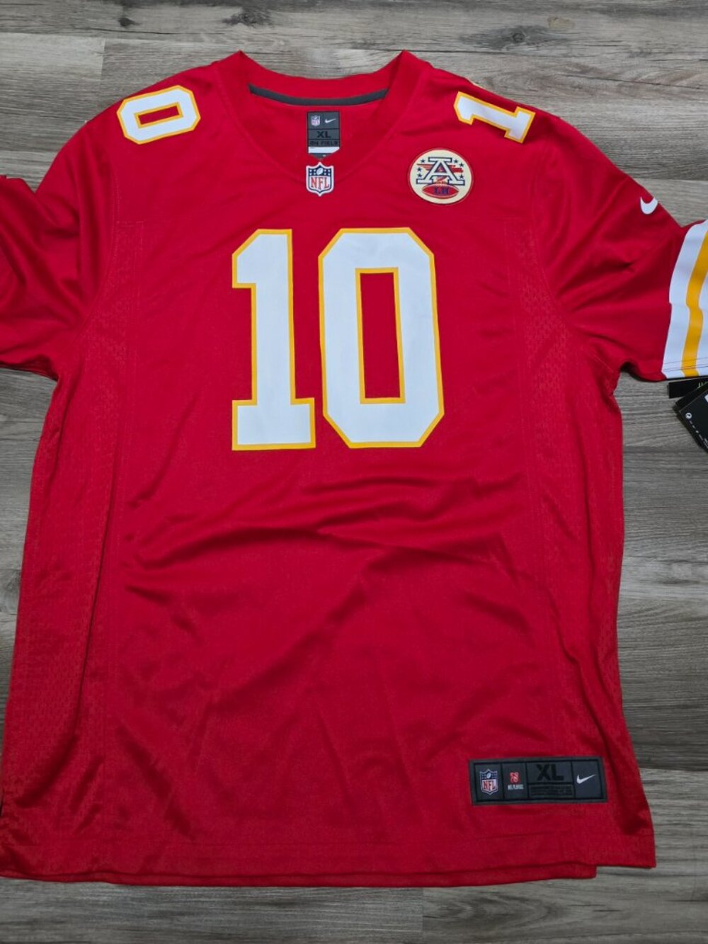 Kansas City Chiefs Jersey Sz XL Tyreek Hill #10 Nike On Field Jersey NWT